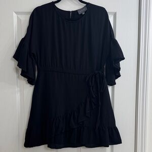 Black Ruffle Dress
